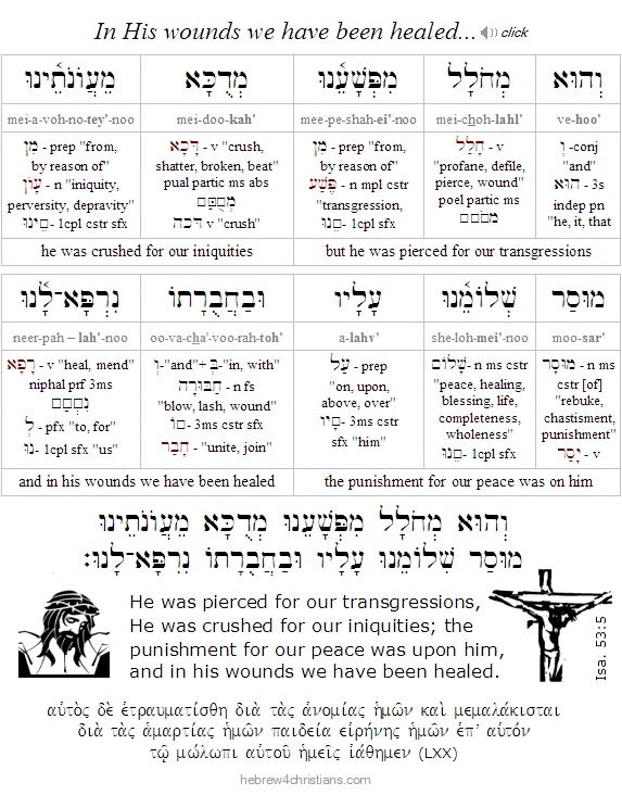 Isaiah 53:6 Hebrew lesson